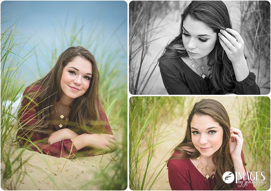 Beautiful Grand Haven Senior Pictures on the Beach