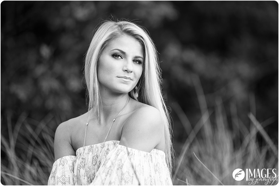 Black and White Senior Pictures in Grand Haven