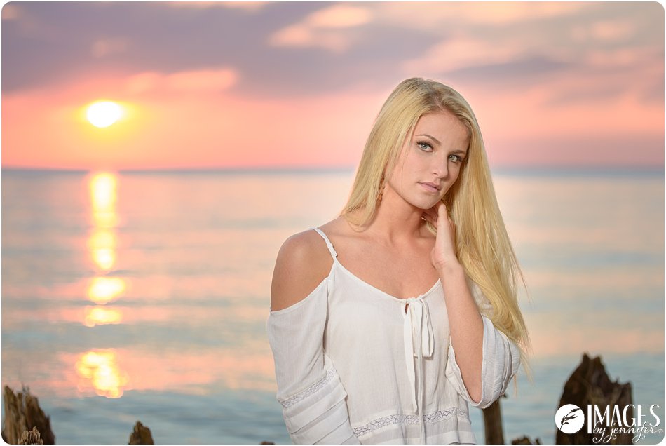 Sunset Senior Pictures in Grand Haven