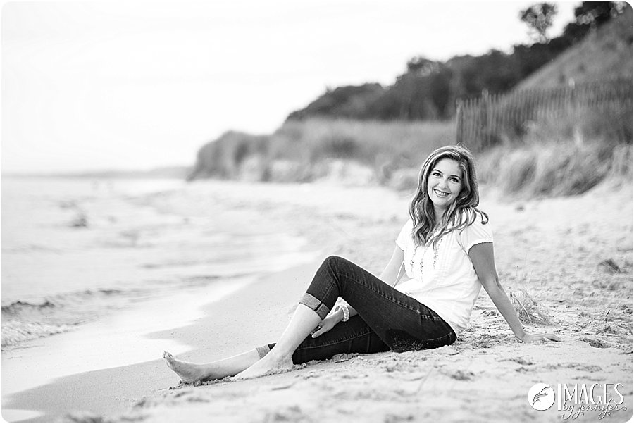 Awesome Beach Senior Pictures on Lake Michigan